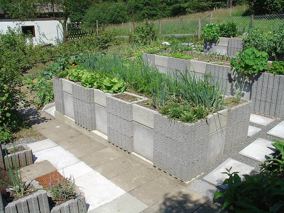 Raised garden beds